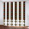 Ethiopian Ethnic Special Decoration Thin Fabric Curtain for Living Room Bedroom Curtain 3D Print Luxury Window Treatment Drapes