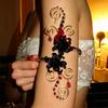 Vintage Arm Cuff Floral Open Arm Bangle Exquisite Arm Ring  Party