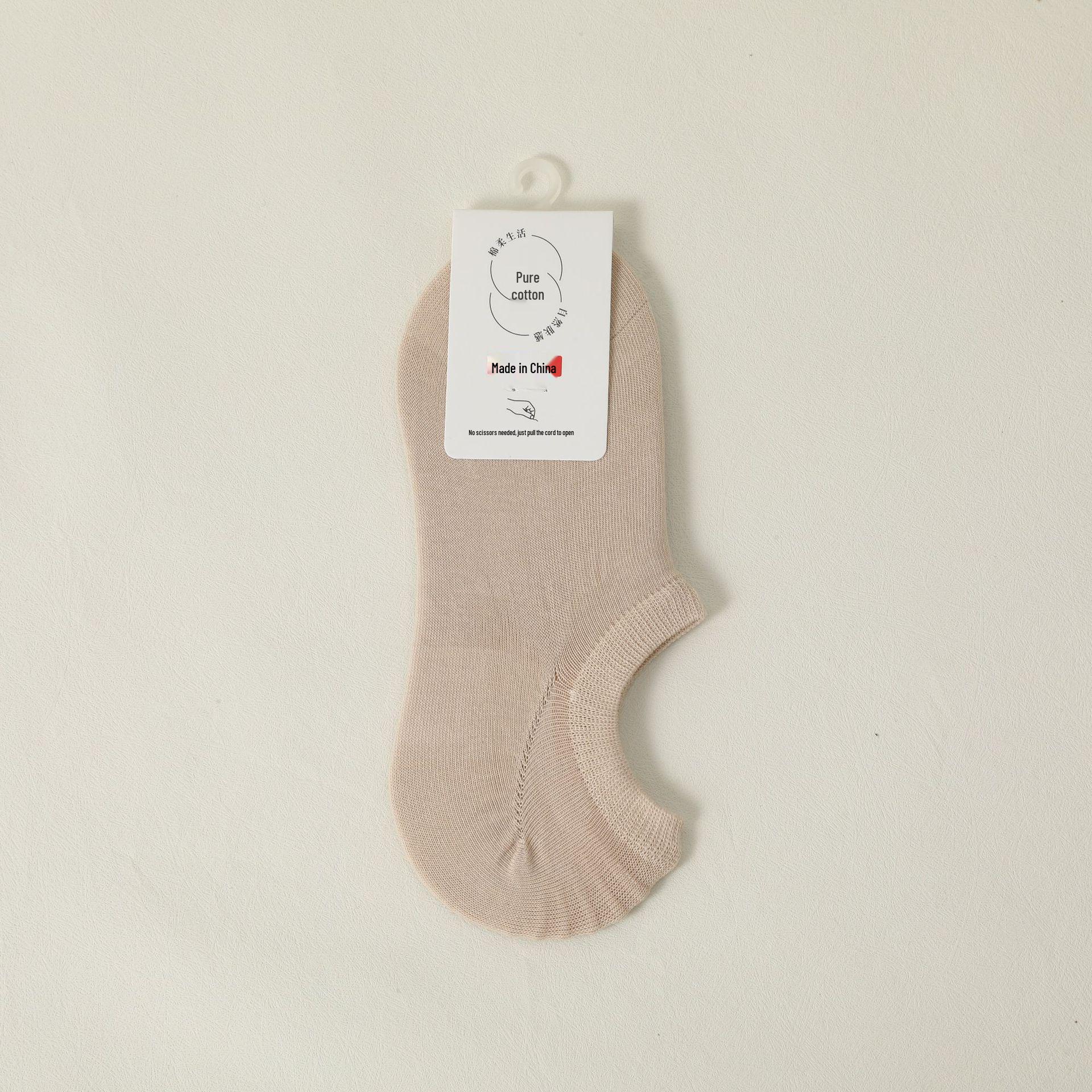 Women s Thin Breathable Cotton No-Show Socks: Antibacterial Ankle Socks for Spring/Summer One Size