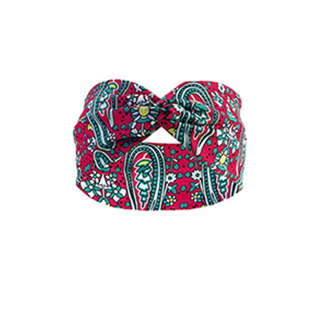 Printed Sports Headband Yoga Headband Sweat-absorbent Antiperspirant Women's Wide-brimmed Headscarf
