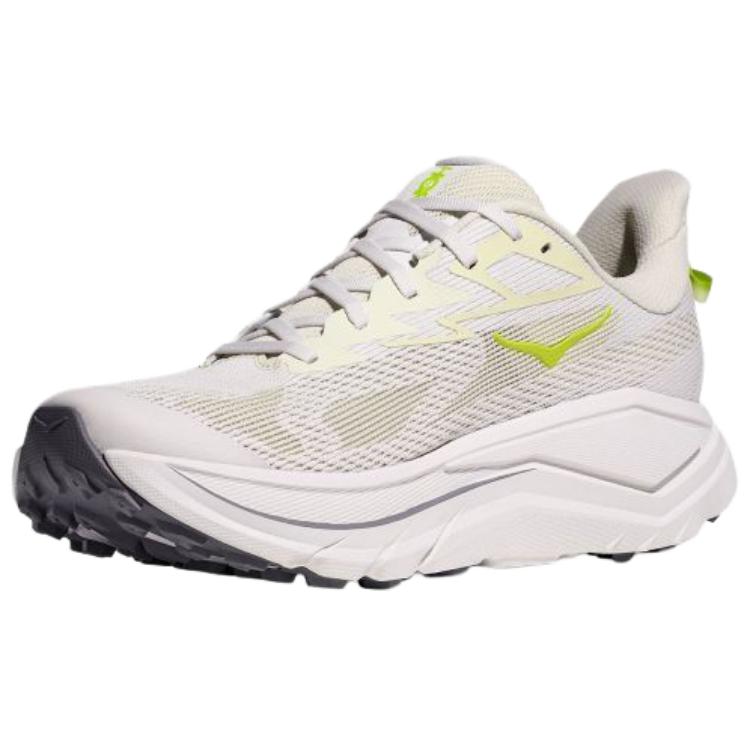 HOKA ONE ONE Challenger 8 Breathable Support Running Shoes Men's White Green 1168716-WNH