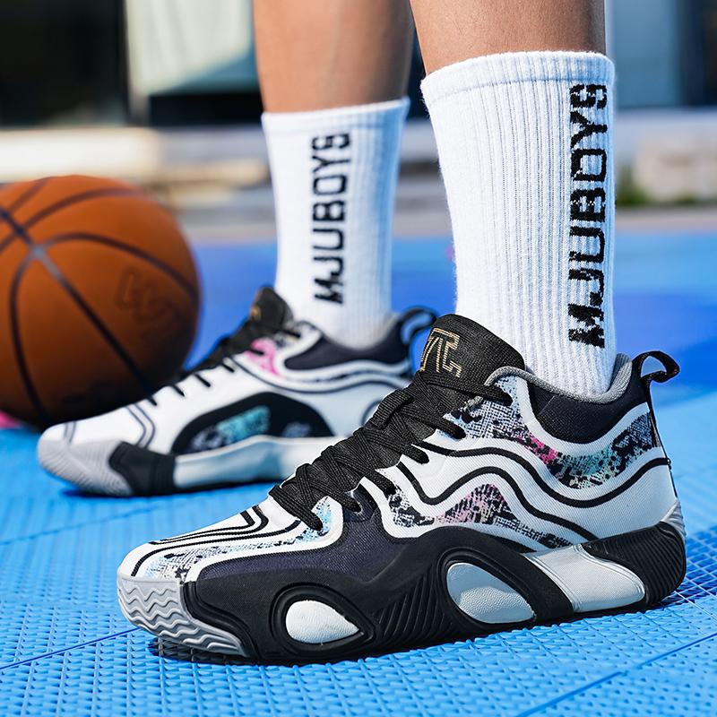 Pánské basketbalové boty Unisex Prodyšné Venkovní Běžecké Sportovní boty Tréninkové tenisky do tělocvičny Pánská designová obuv Ležérní obuv