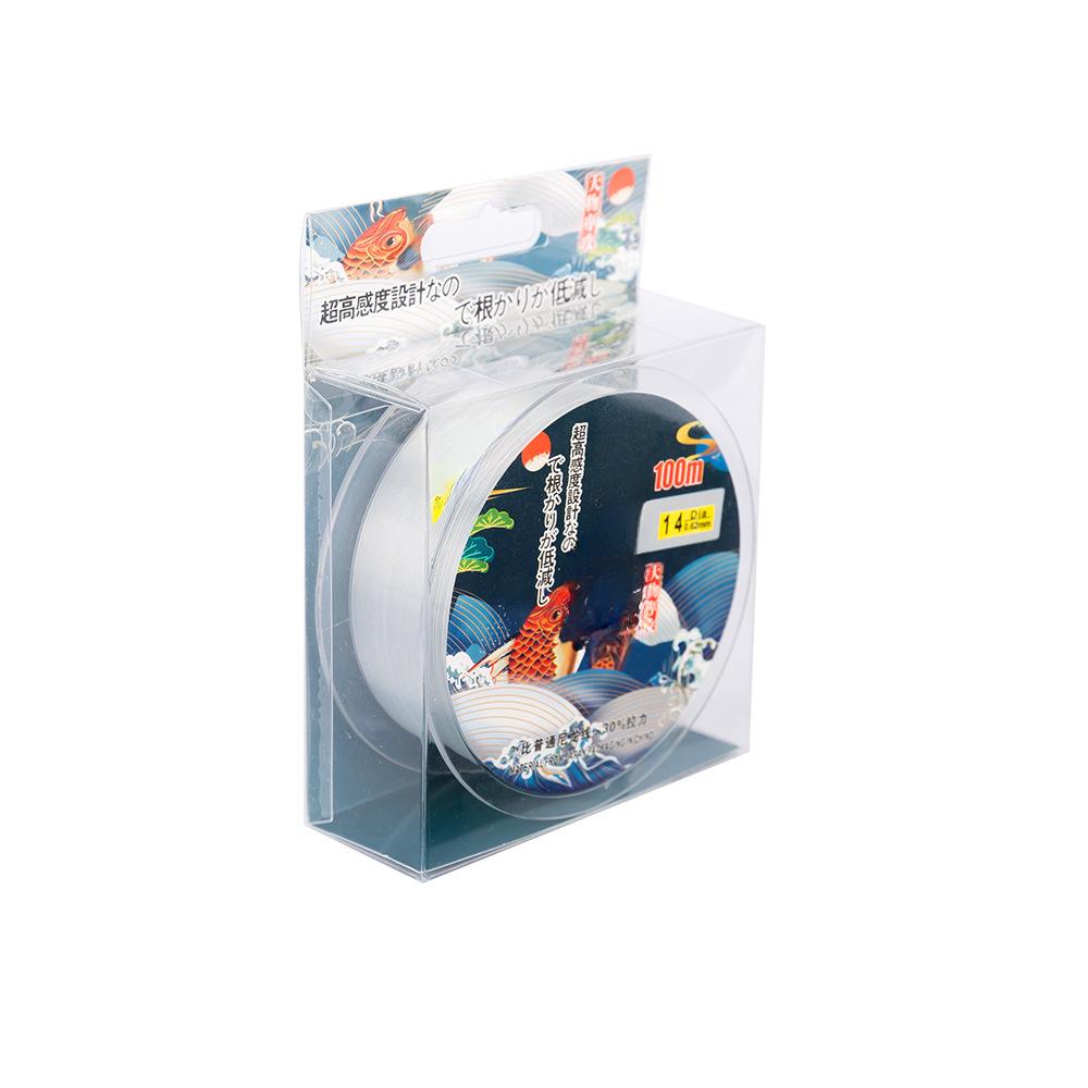 100m Fishing Line Giant Sturgeon Herring Line Master Nylon Black Pit Fishing Line Fishing Gear Fishing Supplies
