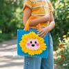 Cartoon DIY Felt Animal Bag Soft Yarn Needle Embroidery Kit Educational Craft Kits  Children