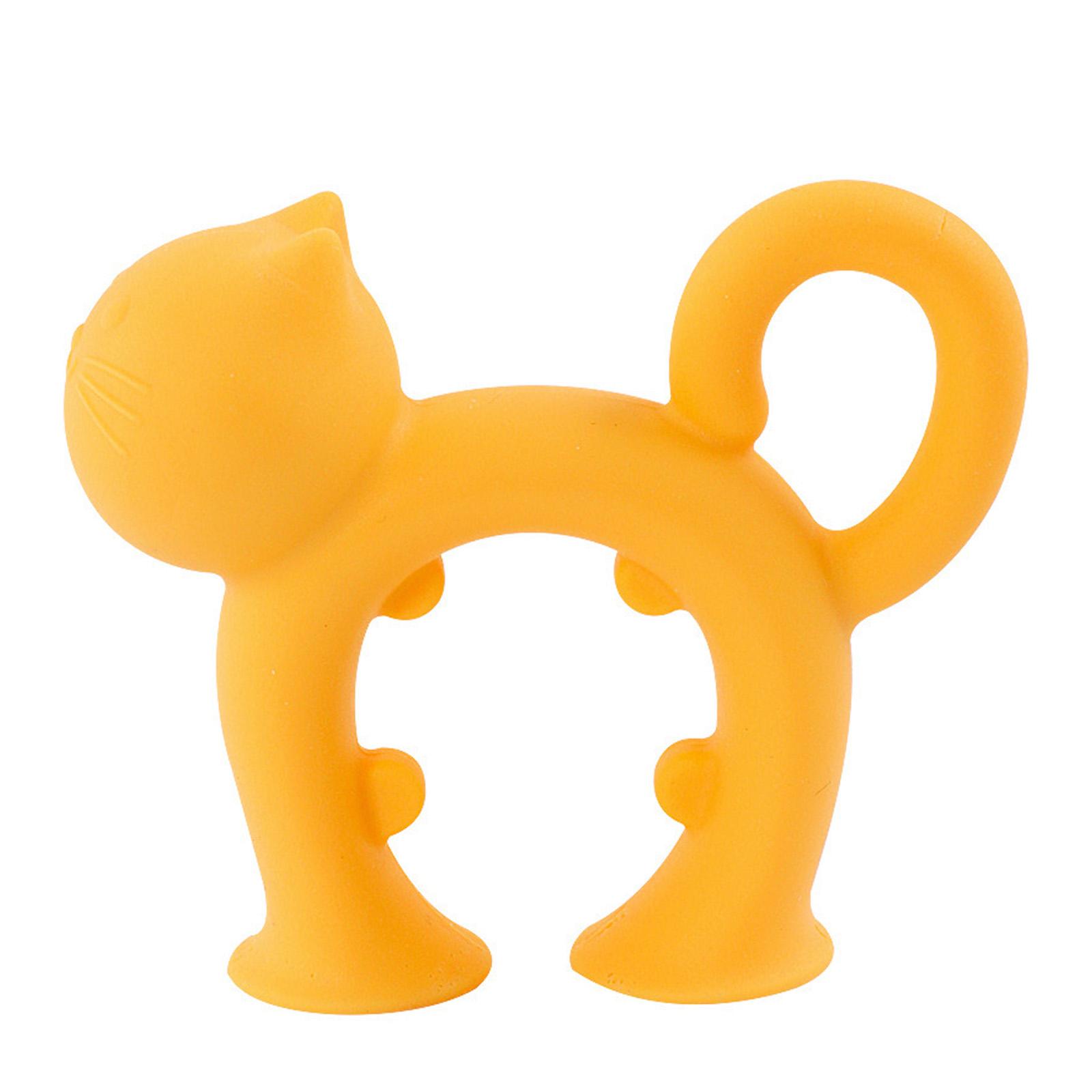 Compacts Utensils Rest For Spoons And Ladles Nonslip Heat Resistant Silicone Cats Shape Pot Edges Clip Kitchen Tool 1 жёлтый