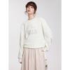 ELLE Women's Loose Fit Round Neck Sweatshirt