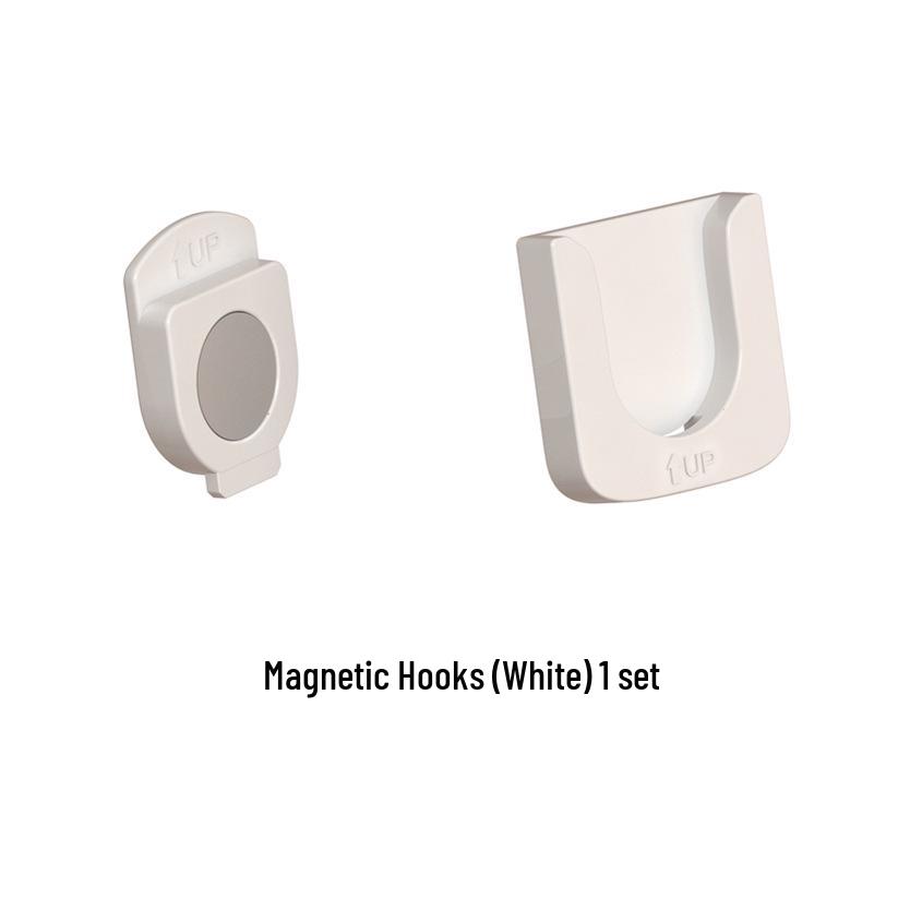 

Magnetic Adhesive Wall-Mount for Air Conditioner Remote Storage - No Drilling Required Single Pack белый