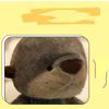 Cute Otter Plush Toy With Scarf Soft Stuffed Animal Doll Fluffy Throw Pillow For Kids Adults Creative Birthday Christmas Gift