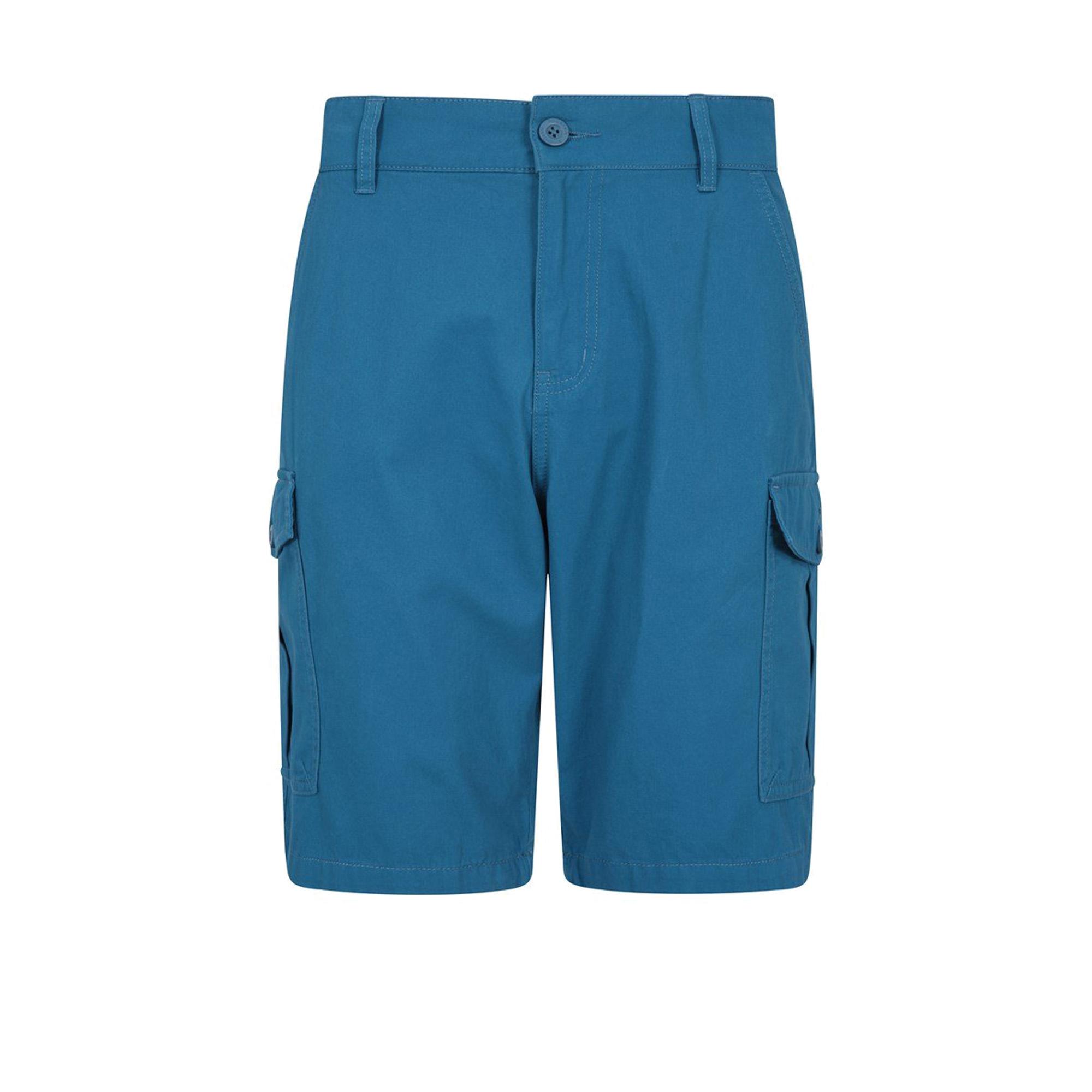 Mountain Warehouse Mens Lakeside Cargo Shorts 42R bleu pétrole
