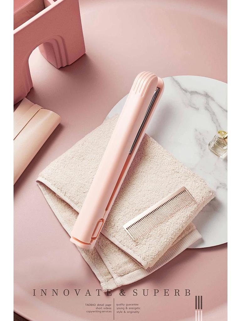 USB Mini Dual-Use Hair Iron: Wireless, Non-Rechargeable, Low Power