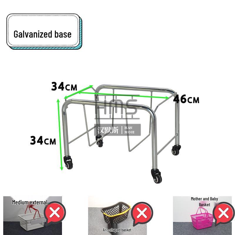 Thickened Handheld Plastic Shopping Basket - Suitable for Snacks, Household Vegetables, and Convenience Stores