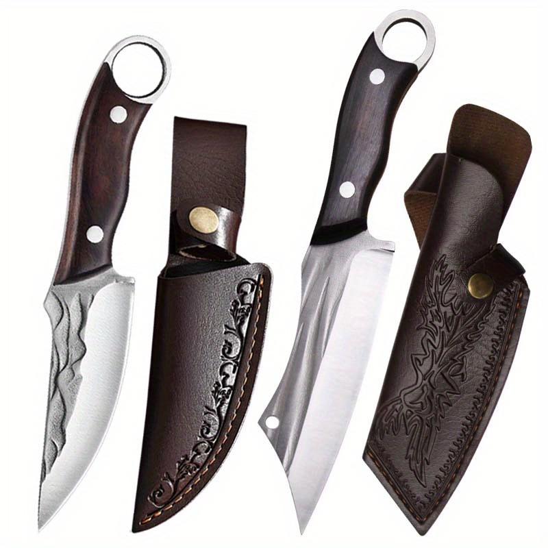 

Набор кухонных ножей шеф-повара 2 шт. Нож универсальный из нержавеющей стали Нож для обвалки Кухонный нож Нож для нарезки рыбы Нож для резки Выживание на открытом воздухе