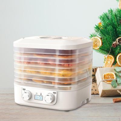 Electric Food Dryer 5 Layers Durable Vegetable for Kitchen Fruit Jerky White