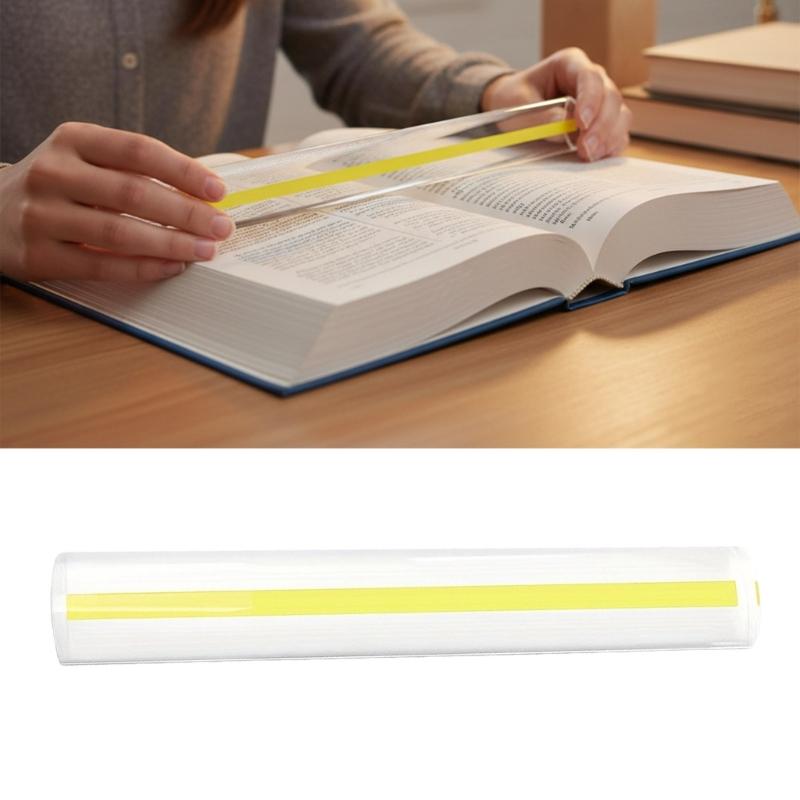 Strong Lightweight Visual Grade Magnifying Bar Shatterproof for Precise Text Observation Jewelers Engineers Travel