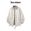 TOM ADAM Autumn Color Block Lapel Jacket