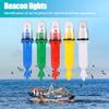 LED Boat Flares Waterproof Adjustable Light Control Battery Powered Emergency Lamp Fishing Net Rafts Buoys Boats Safety Signal Light