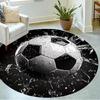 1pc Soccer Ball Rug Home Carpet Non Slip Design for Office Decor Gift Living Room Bedroom