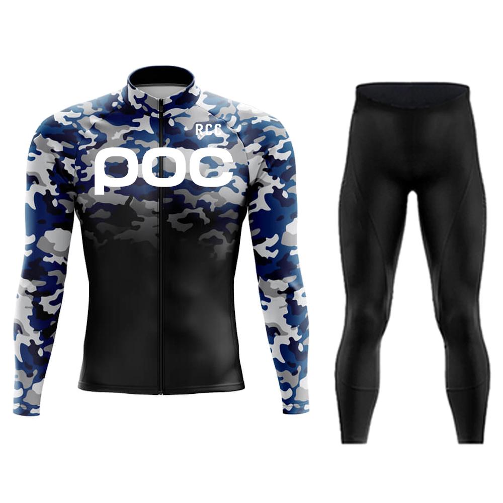 2026 Autumn Breathable Cycling Suit Set Men's Long Sleeve Sports Shirt Set Maillot Ciclismo Road Cycling Quick Drying 001
