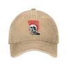 Punk Rock Kapela Baseballová Čepice Vintage Opotřebovaný Denim Praná The Exploited Snapback Čepice Unisex Dámská Venkovní Nastavitelná Velikost Čepice Čepice