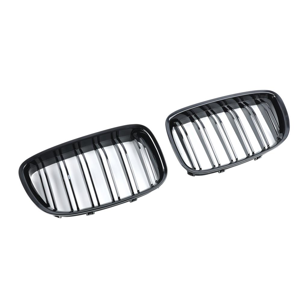 Gloss Black Front Kidney Grille Grill Fit BMW 5 Series GT F07 2009-2017