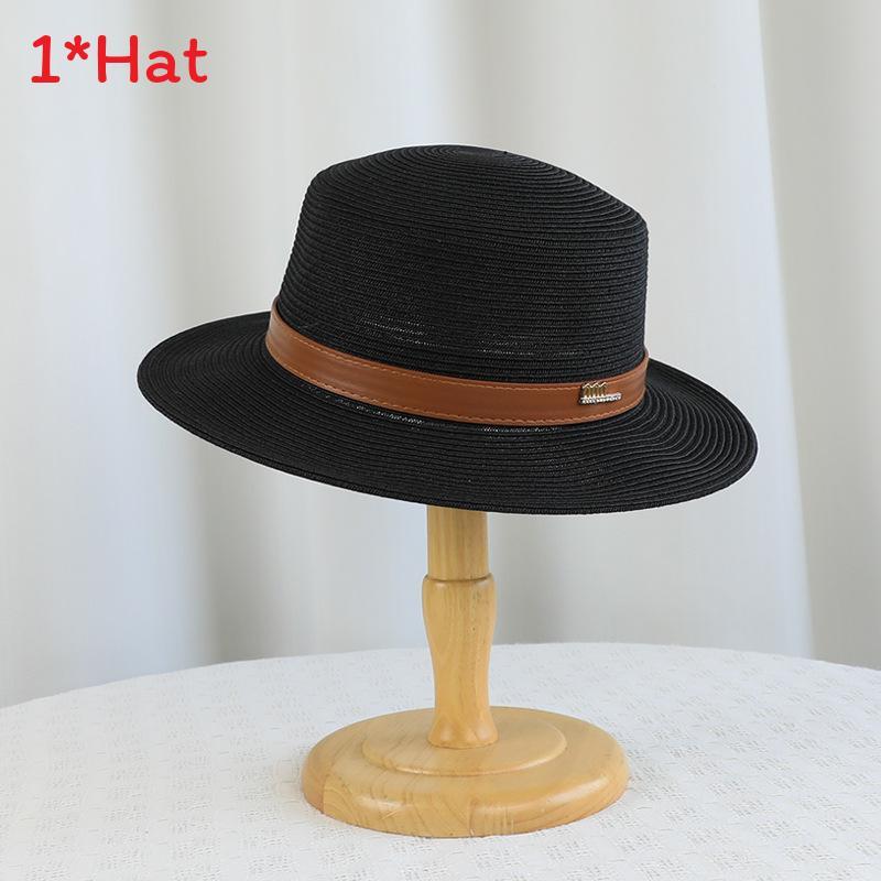 Summer Straw Hat For Women With Wide Brim Sun Protection Breathable Fashion Accessory For Beach Travel