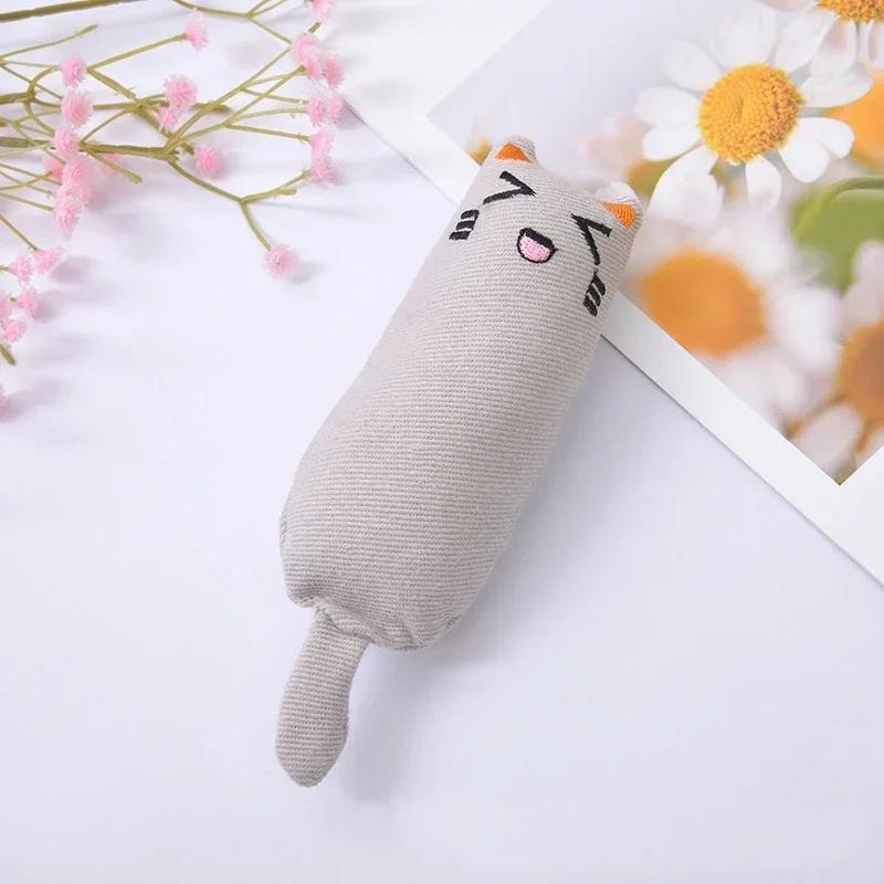 Catnip Toy Cats Product Rustle Sound For Pets Cute Cat Toys For Kitten Teeth Grinding Cat Plush Toy Thumb Pillow Pet Accessories