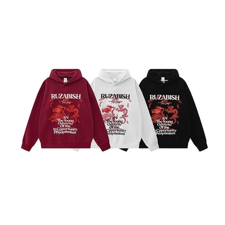 Pánská mikina s kapucí na jaře a na podzim, volná a trendy univerzální bunda s písmenným potiskem, pánská mikina s dlouhým rukávem, neformální top