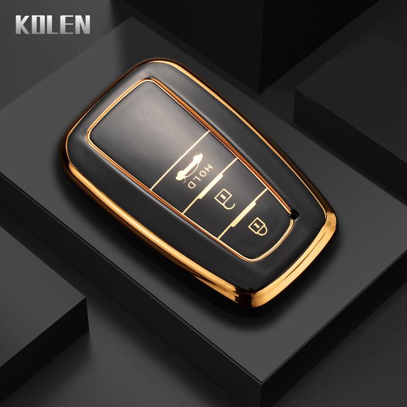 New Tpu Car Remote Key Case Cover Shell For Toyota Corolla Prius Camry Chr C-Hr Rav4 Altis Land Cruiser Prado Protector Keyless