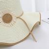 Wide Brim Bohemian Straw Hat Spring Summer Women's Sun Hat Trendy Folding Straw Hats  Vacation
