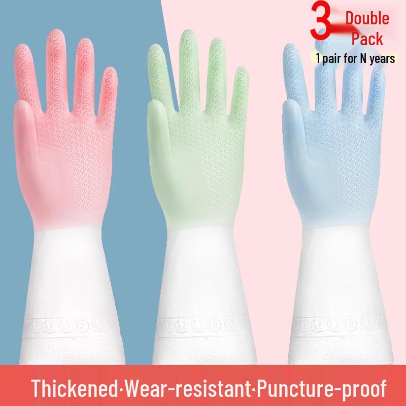 Beginner Offer: Women's Durable Waterproof Kitchen Dishwashing Gloves