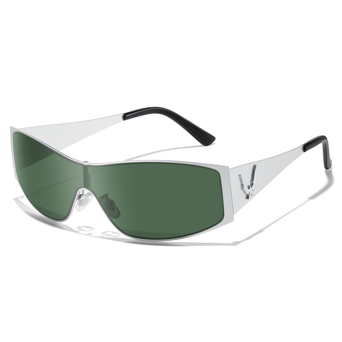 

Fashion Fishing Sunglasses Men and WomenMetal Vintage Retro Glasses Stylish Eyewear Oversized Hiking Goggles UV400