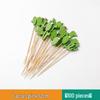 Colorful Bamboo Fruit Forks & Cocktail Skewers - Decorative & Disposable for Baking & Events