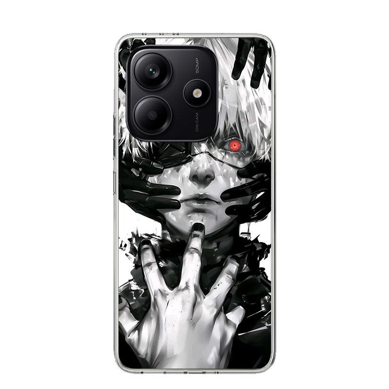 G-Ghoul Tokyo Kaneki Ken Phone Case For Xiaomi Redmi Note 13 14 15 Pro Plus 12S 12 14S 11S 11E 10 10S 11 11T 5G 4G Cover Coque R