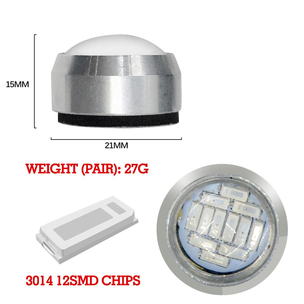 LED Eagle Eye Adhesive Daytime Running, License Plate & Reversing Brake Light with 12SMD for Car & Motorcycle.