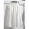 Small Summer New Arrival Plus Size Women's Clothing High Waist Lace-up White Loose Drooping Thin Cropped Wide Leg Culottes