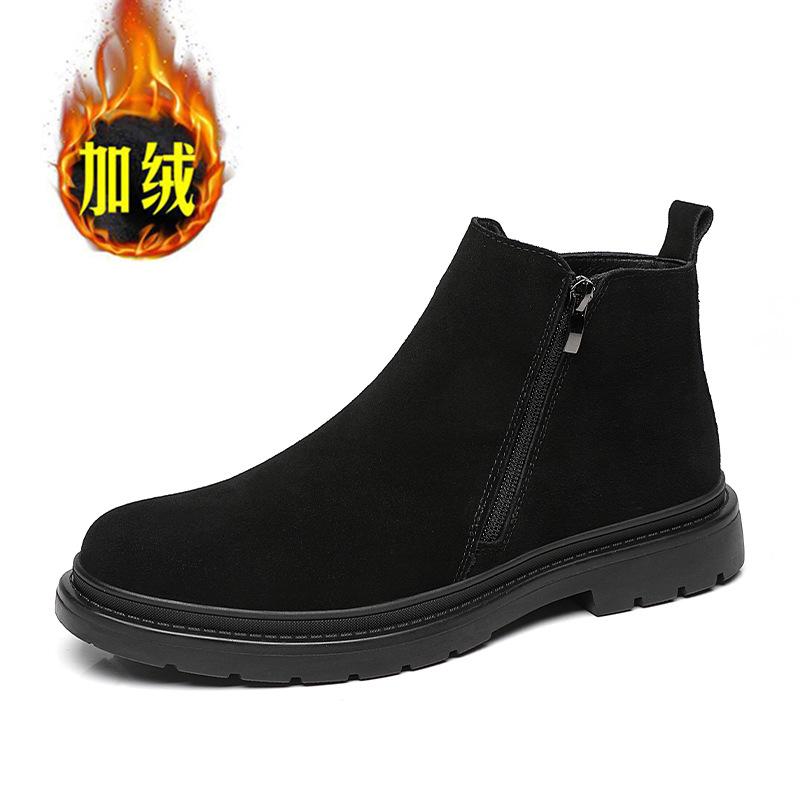 Short boots men s high top casual shoes 2026 spring and autumn new style mid top Chelsea boots men s style 38
