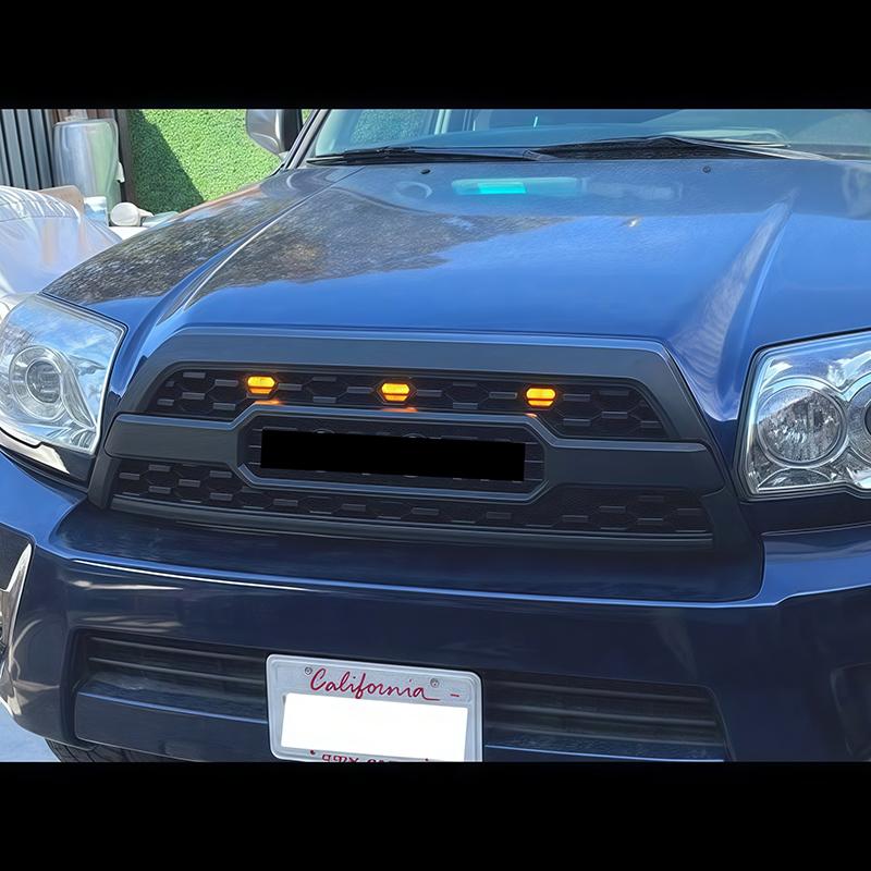 For Toyota 4Runner 2006 2007 2008 2009 TRD Pro Style High Quality ABS Car Front Grille With LED Light Grill