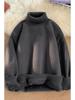 Harbin Men's Winter High Collar Lambswool Hoodie - Minus 40℃ Velvet Warm Thickened Sweater