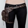 Steampunk Fanny Pack Motorcycle Women's Bag Gothic Belt Bag Men's and Women's Messenger Bag Travel Waist Bag