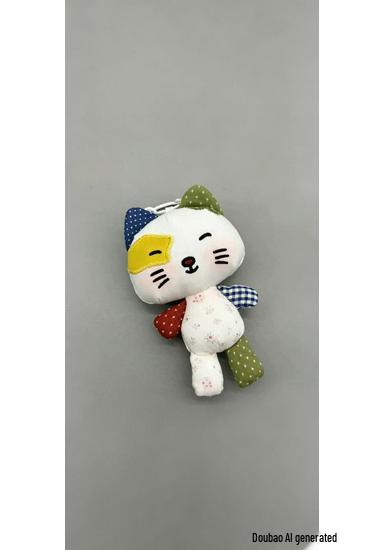 Crispy Corner Cat Plush Backpack Charm - Children's Birthday Gift Pendant
