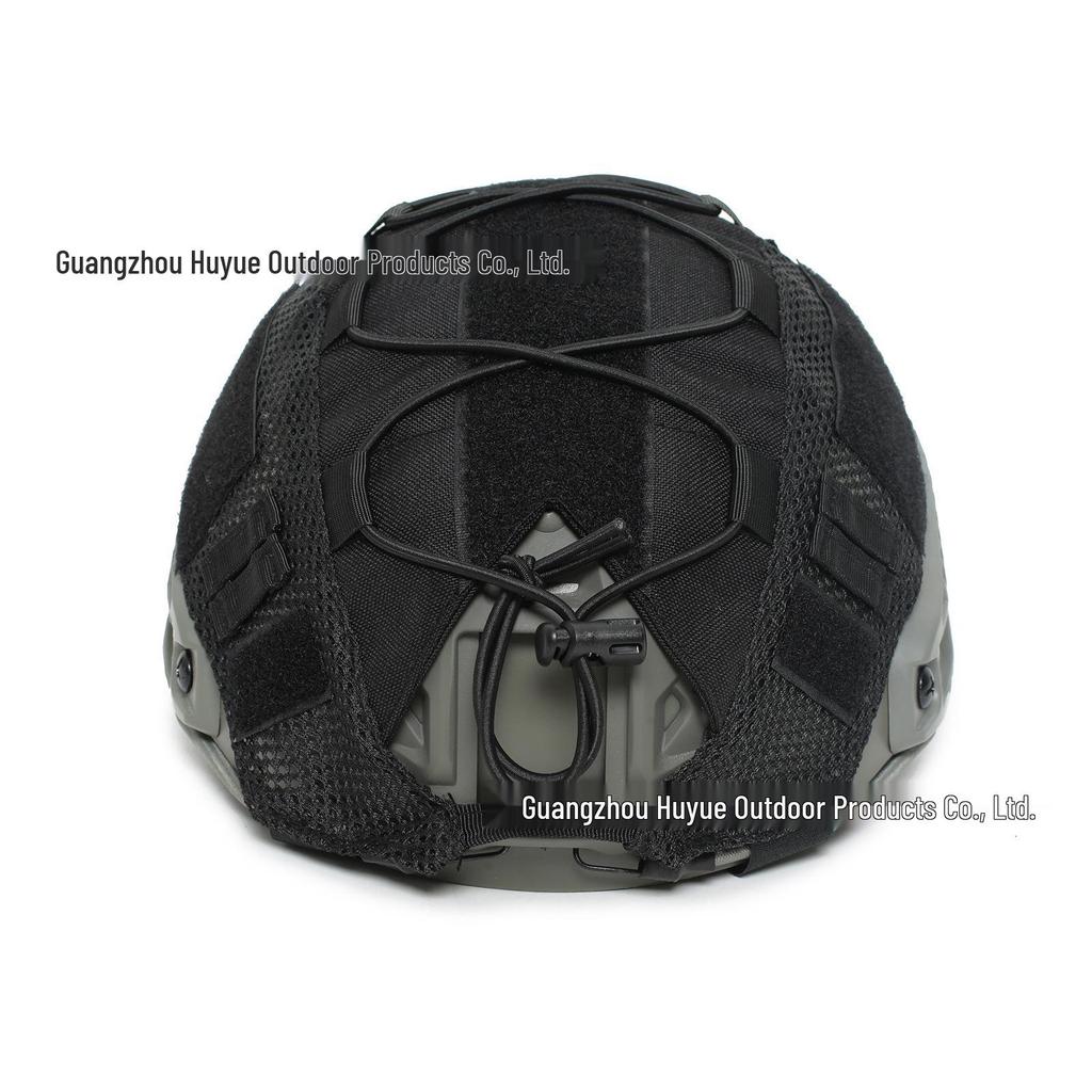 Camouflage Elastic Cord Helmet Cover for Tactical FAST Helmets