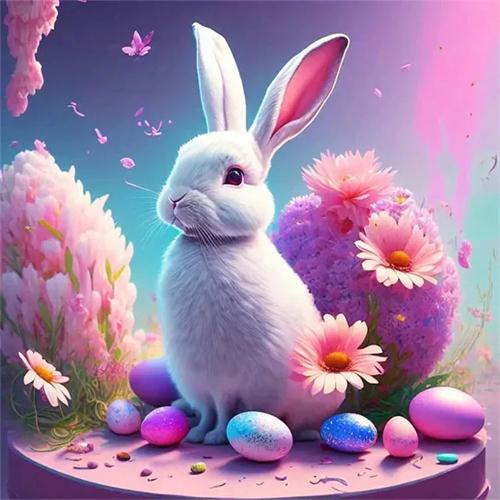 Plná čtvercová kulatá diamantová malba sada kočka pes domácí dekorace 5D diy vyšívací mozaika zvířata fantasy nástěnné umění