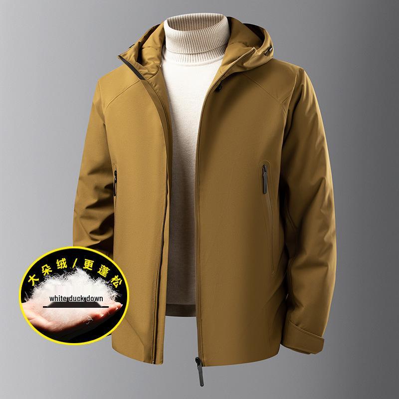 New Men's Waterproof Seamless Winter Duck Down Jacket