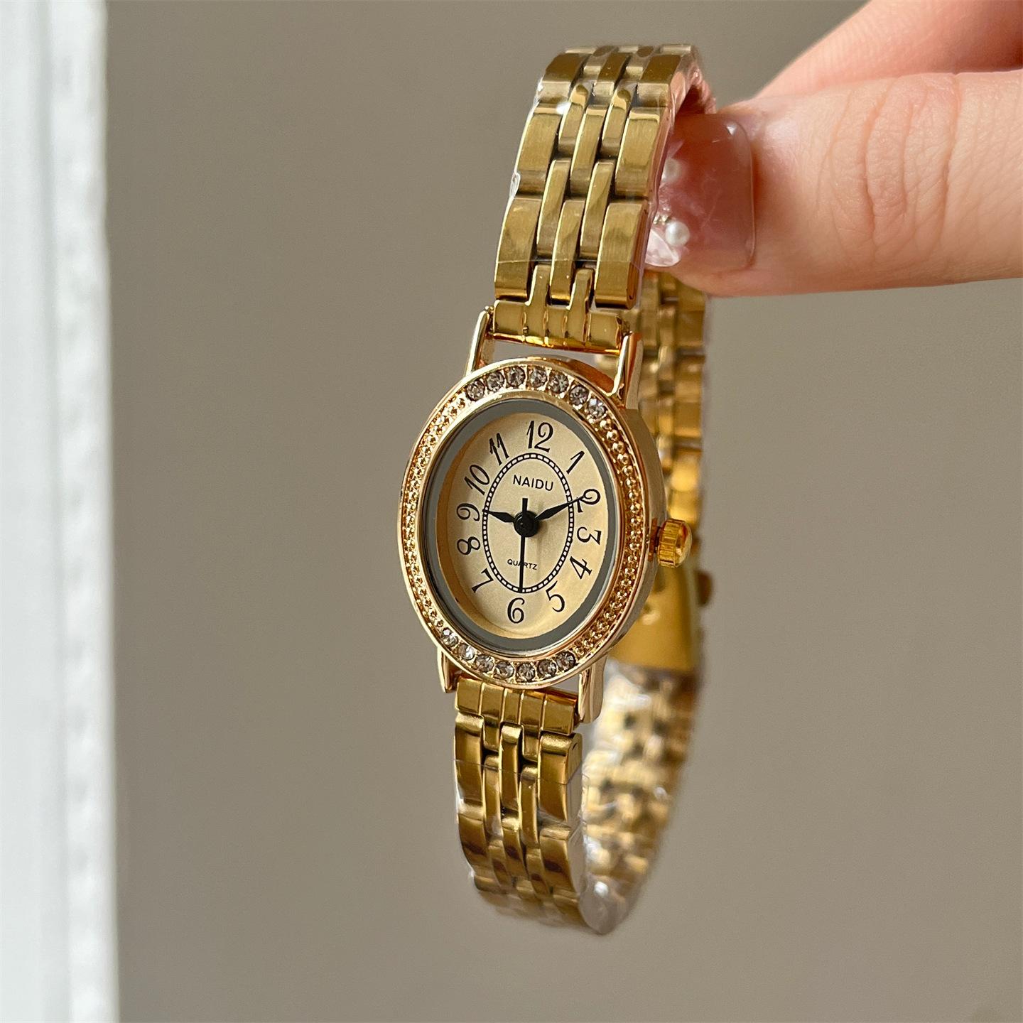 Vintage Design Watch Women S Niche Oval Small Dial Chain Watch Women S Quartz Watch