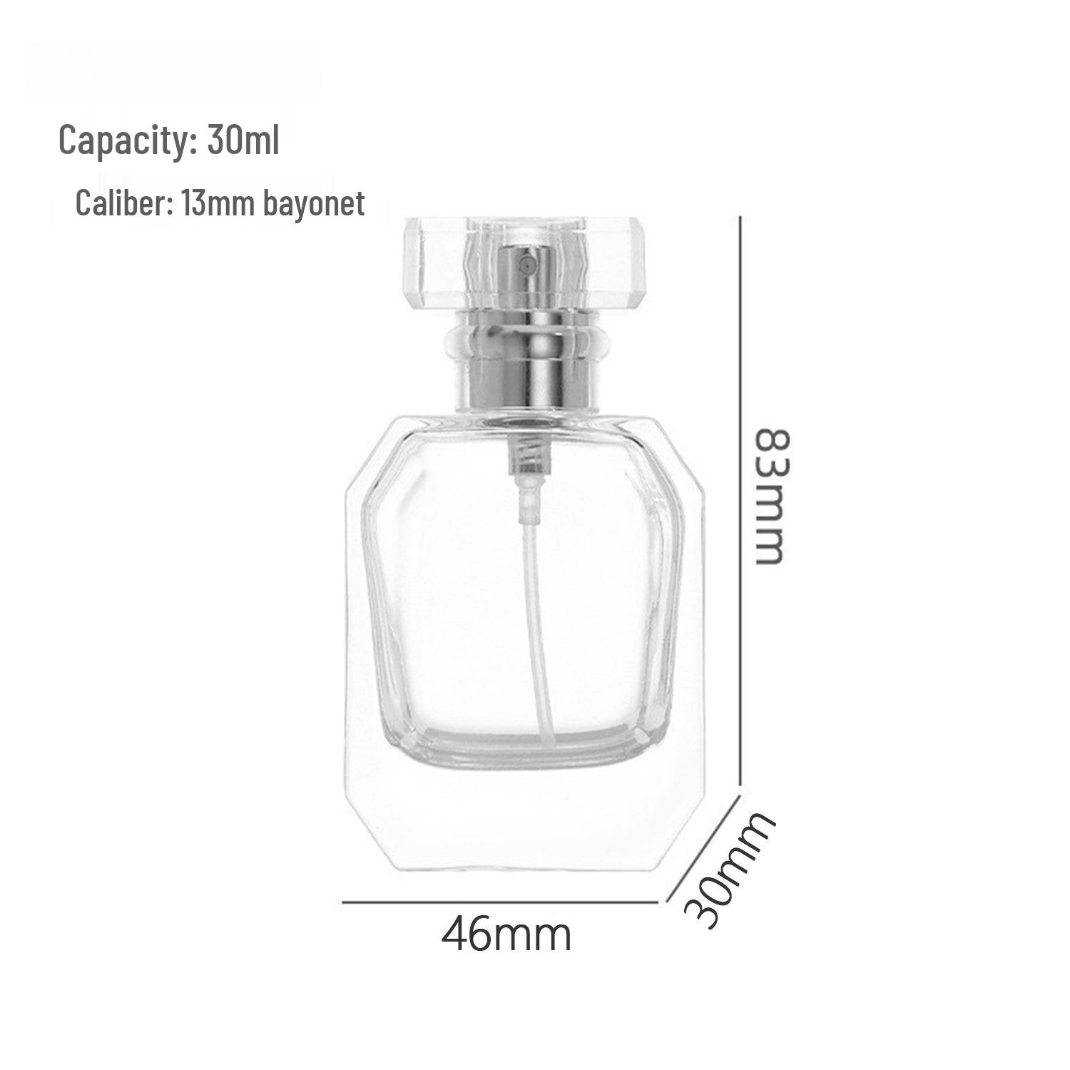 Glass Perfume Samples and Travel Spray Bottles - Fine Mist Cosmetic Toner Packaging