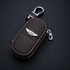 Leather Car LOGO Key Case Cover Organizer Bag For New Bentley Flying Spur Continental GT Bentayga Mulsanne  Auto Accessories
