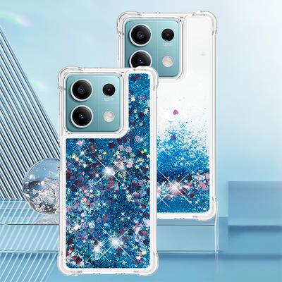 Glitter Liquid Quicksand Phone Case for Xiaomi 15 T 14T 13T PRO Poco F8 X7 X6 PRO M6 C65 Redmi 15C Note 13 Pro Clear Anti-drop Shockproof Bumper Cover