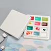 12 Grids Ceramic Artist Paint Palette Ceramic Mixing Tray Watercolour Paints Palette for Painters