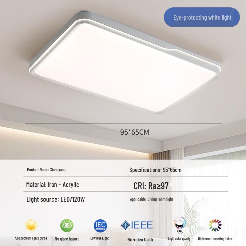 LED Ceiling Lights: Eye-Friendly Full Spectrum for Bedroom, Living Room, Children's Room - Nordic Design