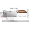 High-grade stainless steel kitchen knife, home imitation wood handle chef's sharp bone knife - new Seiko butcher's bone knife